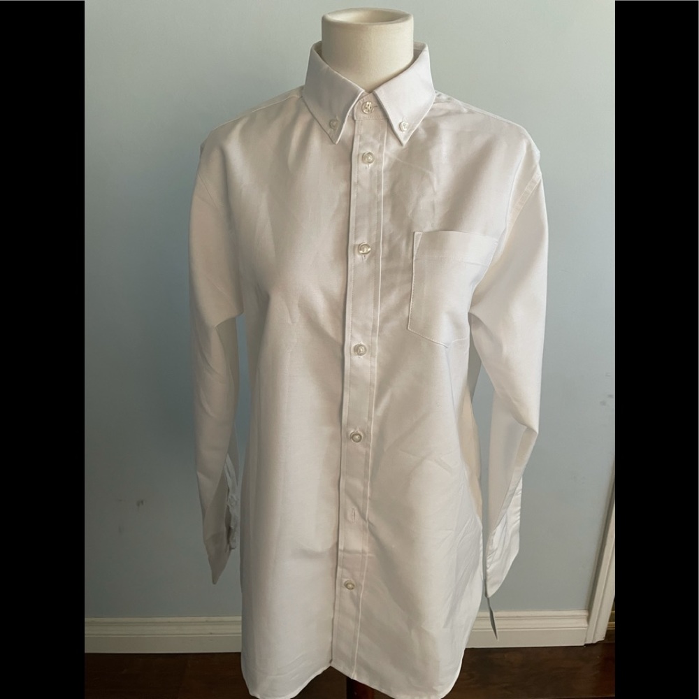 NWT IZOD Boys Long Sleeve Dress Shirt Size 18